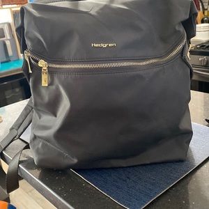 Hedgren nylon backpack Grey